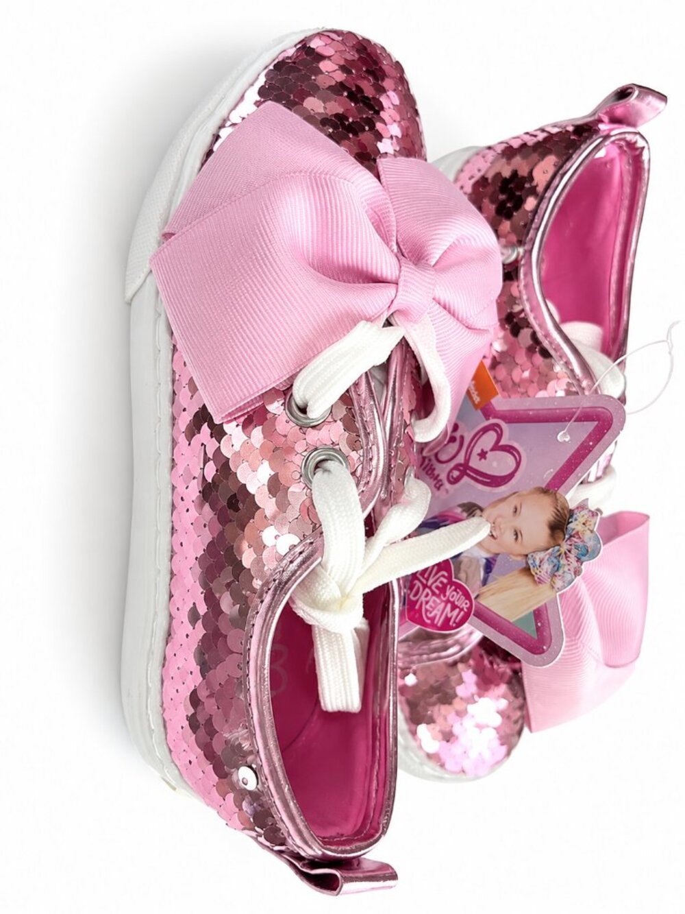 JoJo Siwa Sequin Sneakers Little Girls Size 13 - Picture 6 of 6